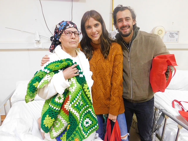 Ariel Levy y Margot Corvalan alegran a pacientes