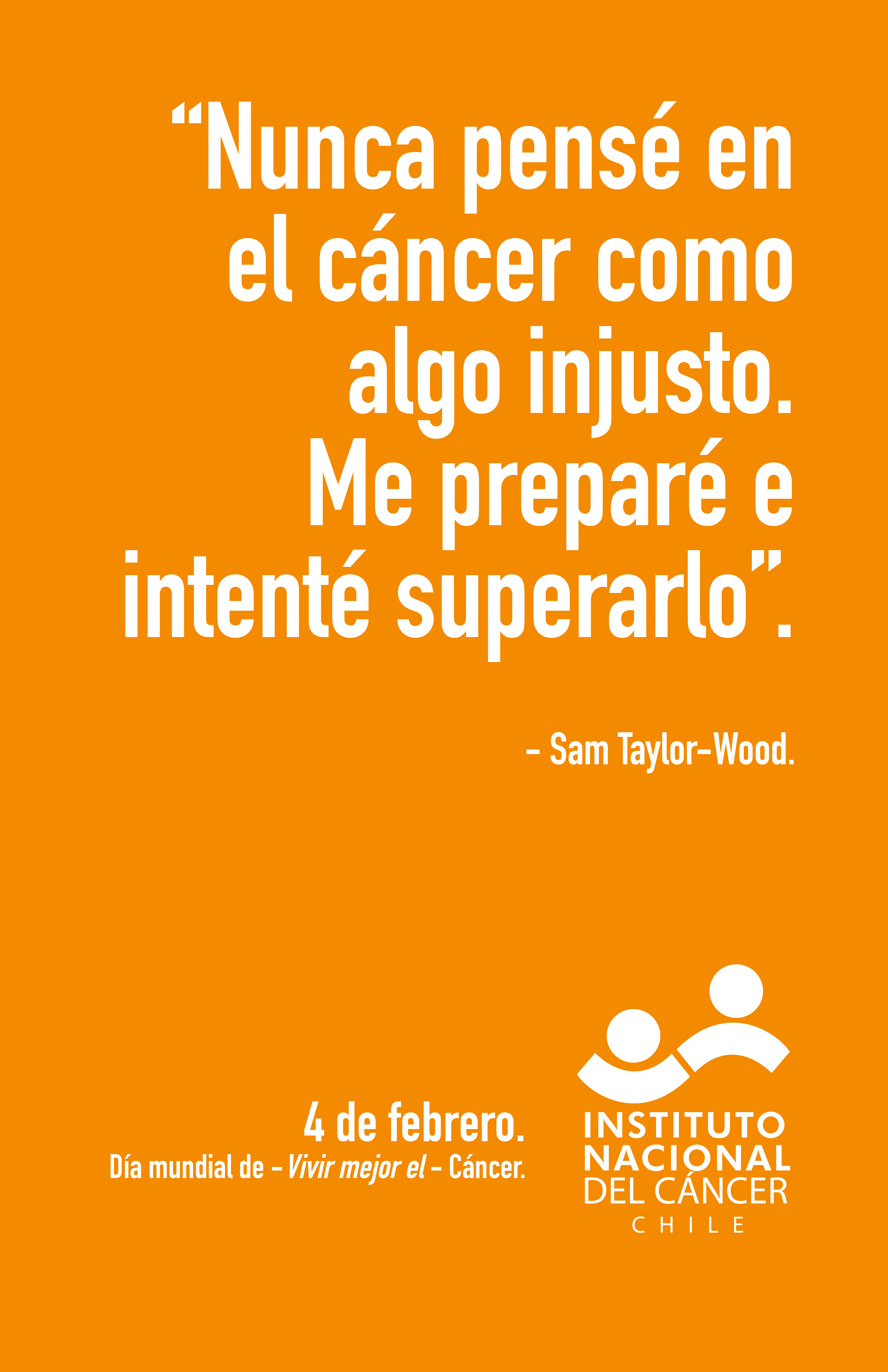 Campaña "vivir mejor el cáncer" 2015